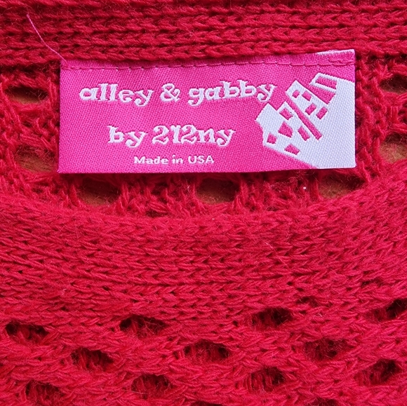 Alley & Gabby Open Knit Dolman Sleeve Soft & Cozy Sweater - Picture 5 of 7